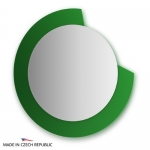 Зеркало с фацетом 10 мм на зеленом основании 80Х80 см FBS COLORA арт. CZ 0604