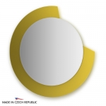 Зеркало с фацетом 10 мм на желтом основании 80Х80 см FBS COLORA арт. CZ 0603