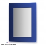 Зеркало с фацетом 10 мм на синем основании 60Х80 см FBS COLORA арт. CZ 0614