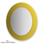 Зеркало с фацетом 10 мм на желтом основании 70Х80 см FBS COLORA арт. CZ 0619
