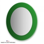 Зеркало с фацетом 10 мм на зеленом основании 70Х80 см FBS COLORA арт. CZ 0620